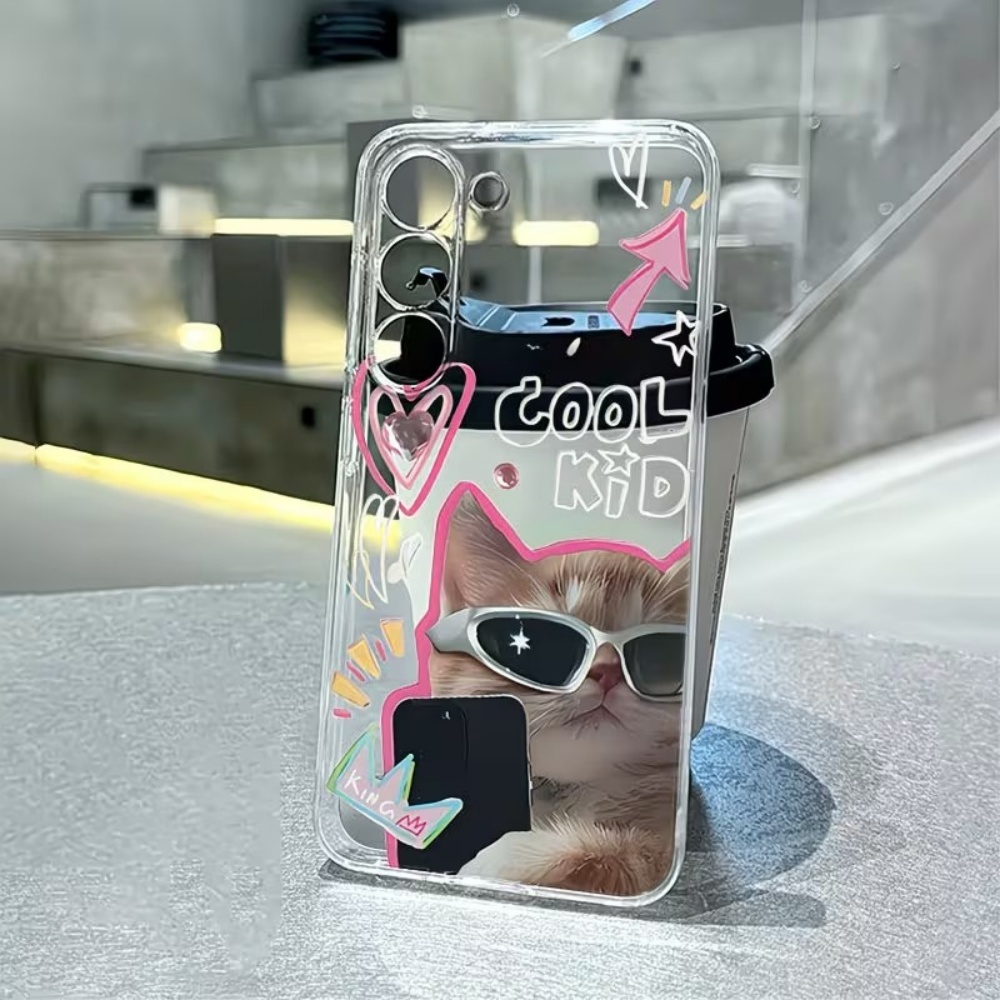 Samsung Galaxy A55 - Coque de téléphone en TPU transparent