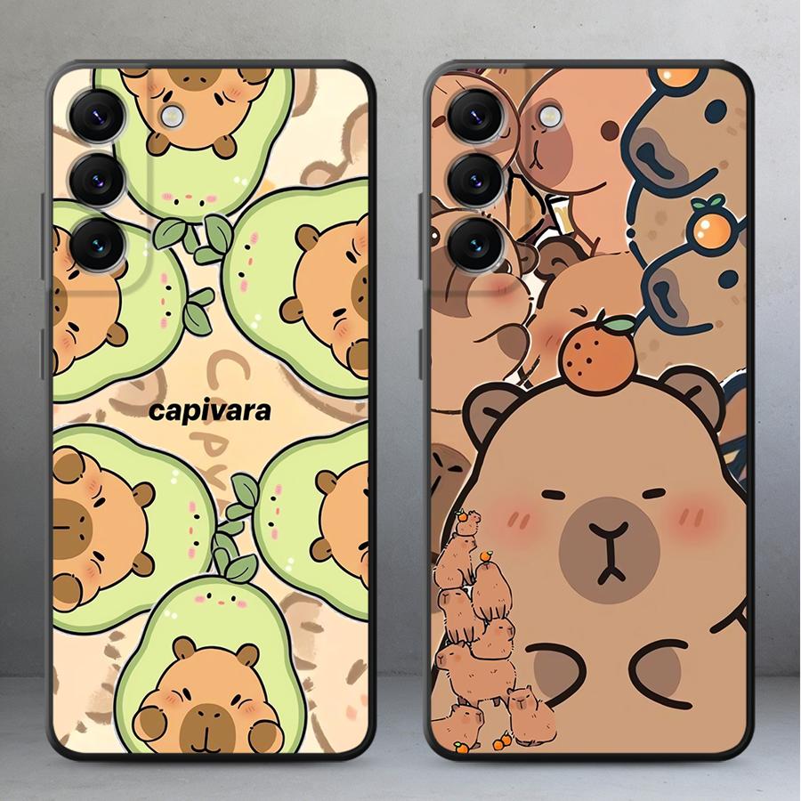 Samsung Galaxy A55 - Coque de téléphone colorée Capybara pour