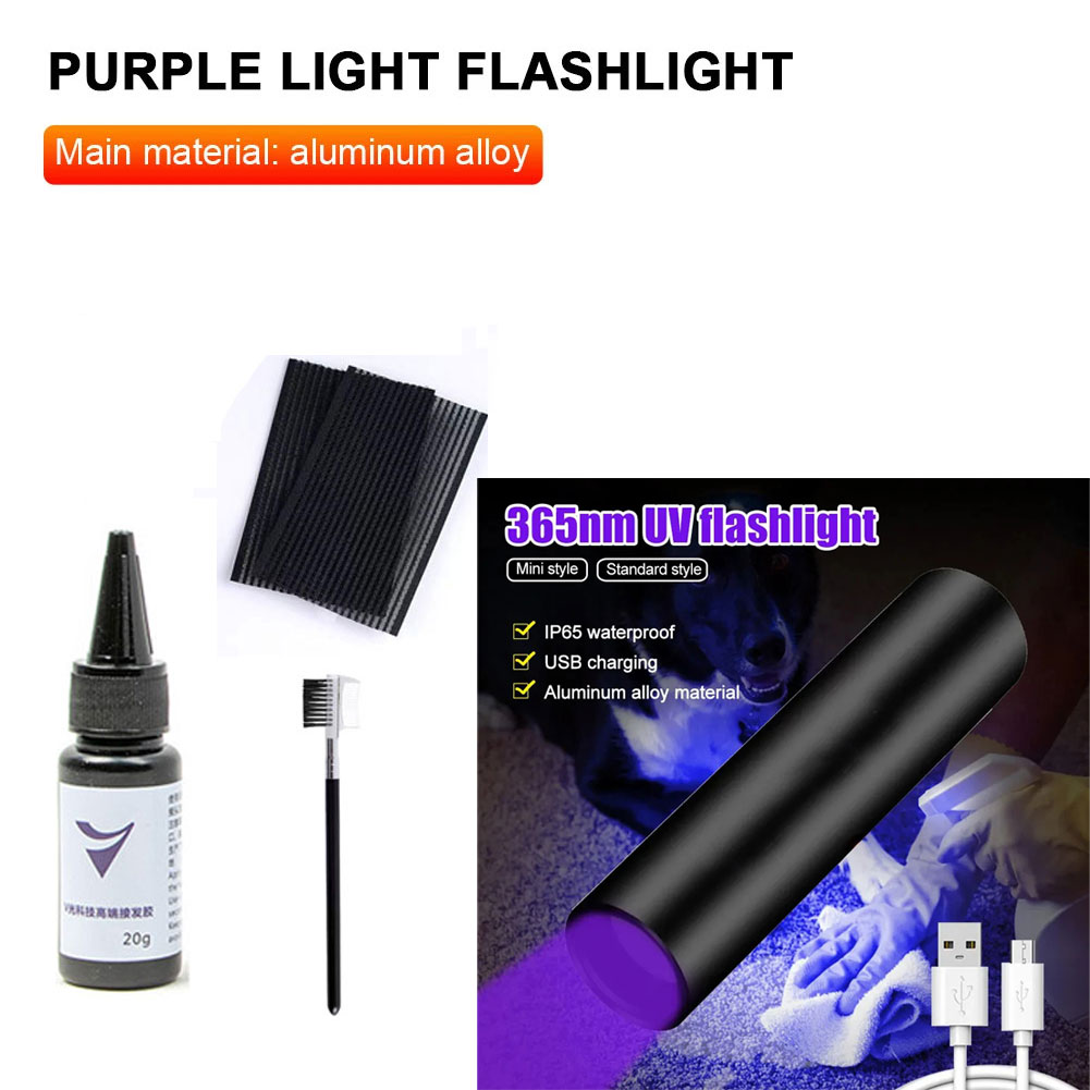 Kit de colle pour extensions d - Liquid Uv Glue Kit avis et prix